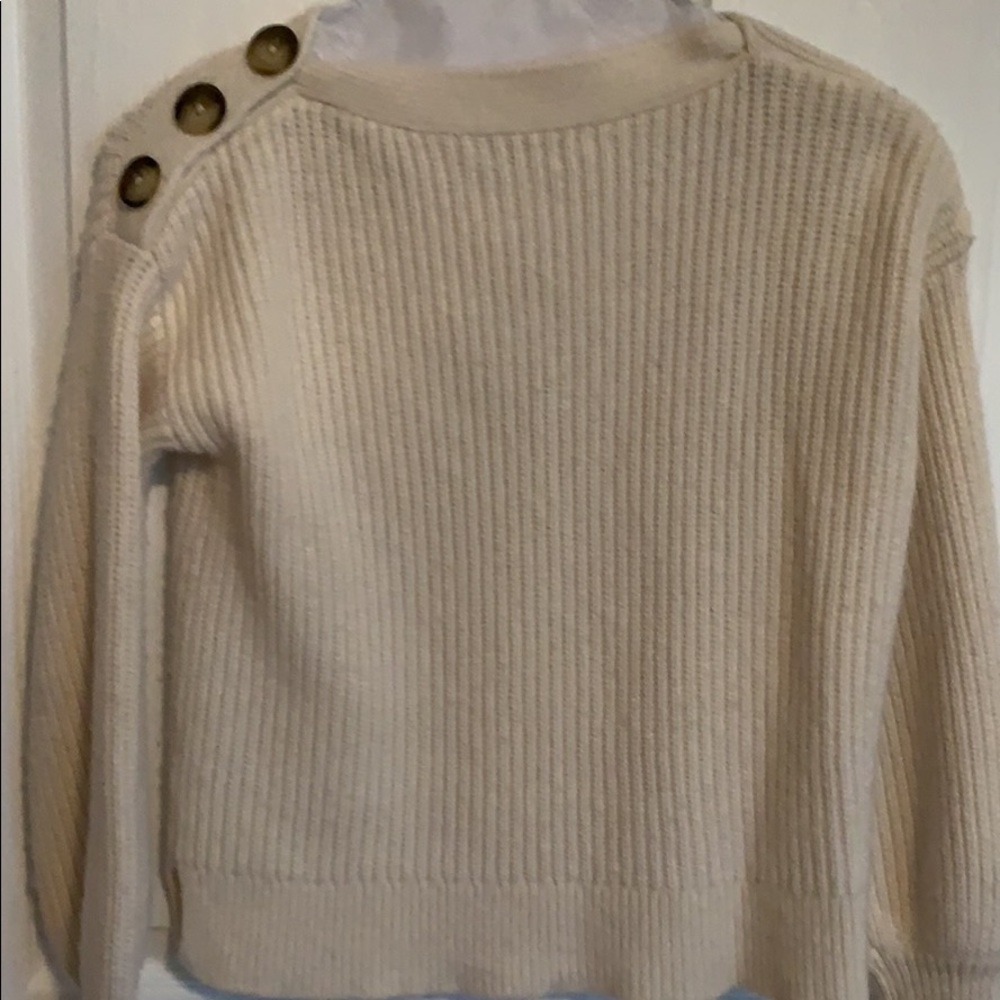 Cream sweater